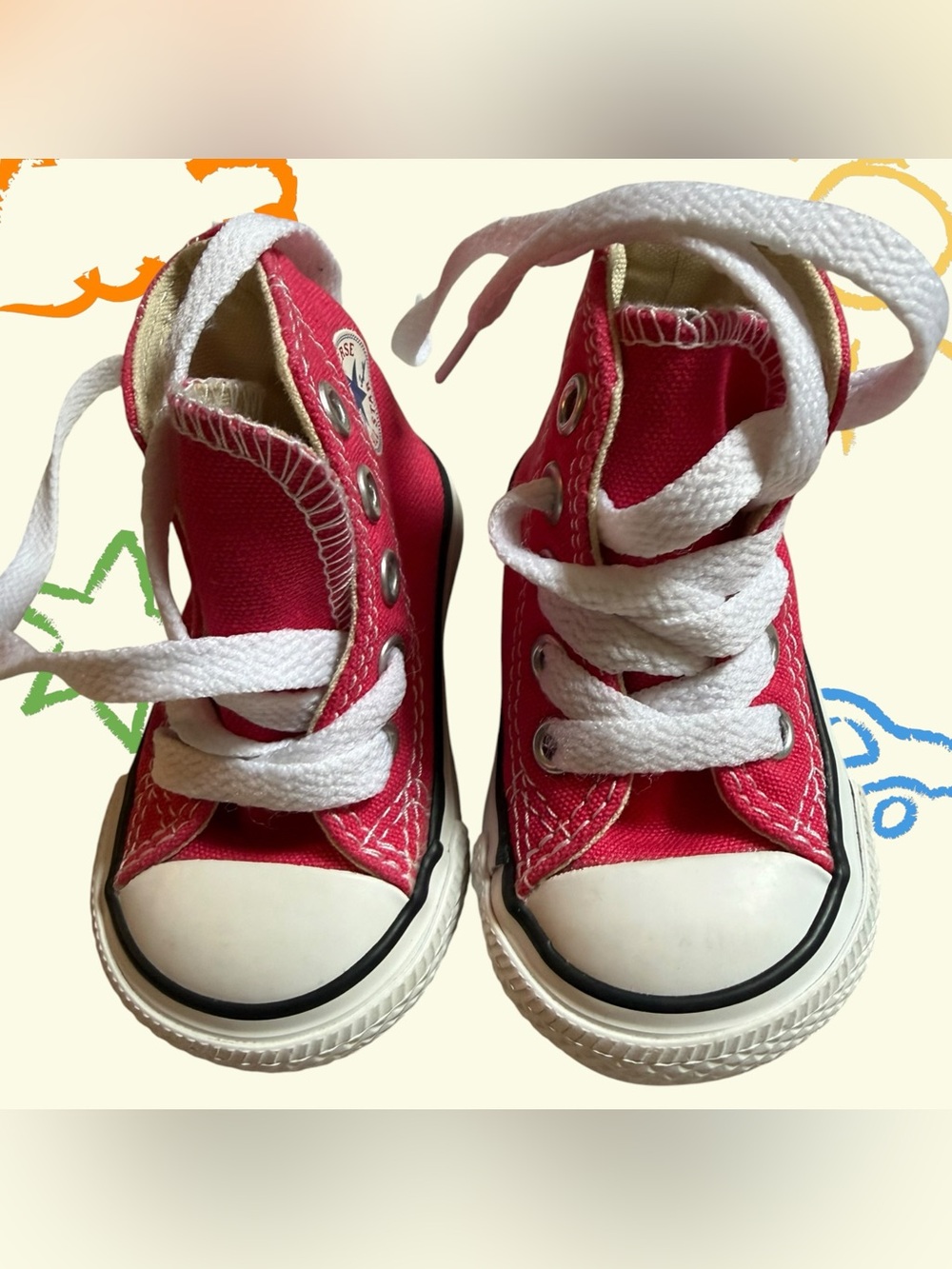 Converse Chuck Taylor Pink High Top Toddler Sneakers Size 2